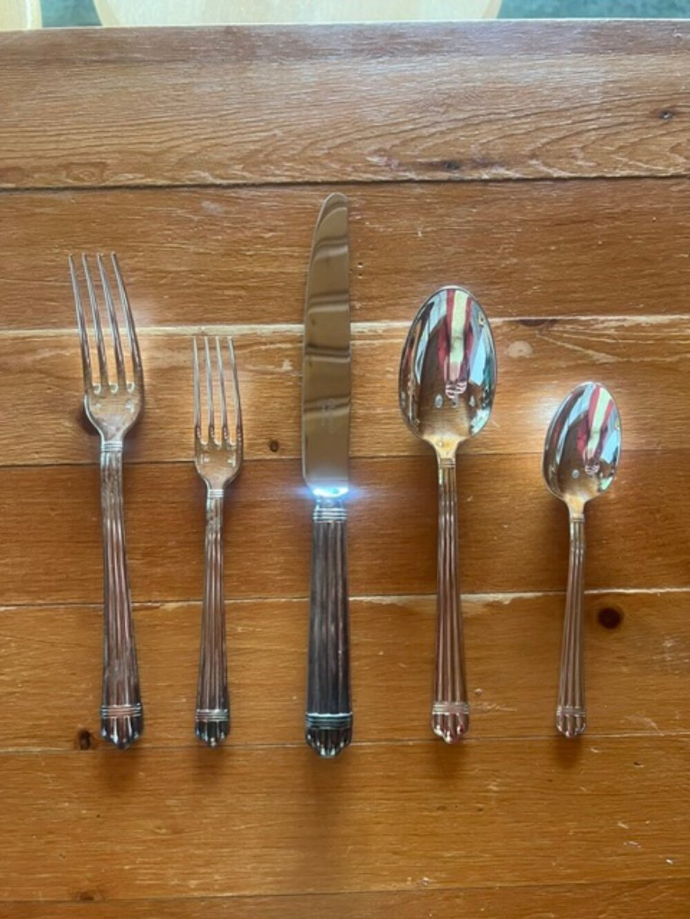 Christofle Aria Silverplate 40-Pc Flatware Set Service for 8